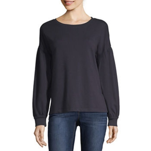 a.n.a Tops - a.n.a. Long Sleeve Drop Shoulder Sweatshirt